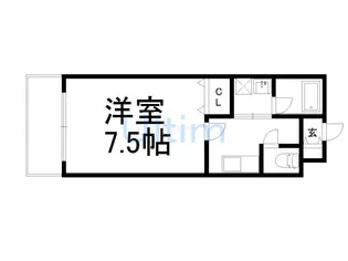サクシード葛野五条【4階】の間取り