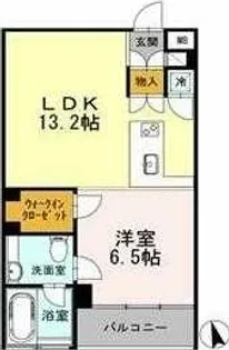 カスタリア目黒長者丸【4階】の間取り