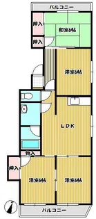 みづほ荘【3階】の間取り