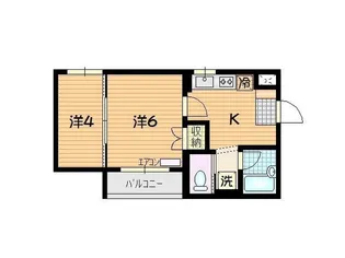 マンションレスト【2階】の間取り