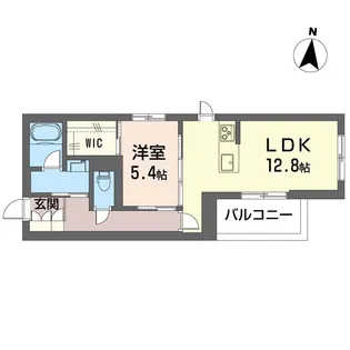 ヴォンデマルス立石【3階】の間取り