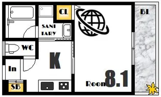 再来しごくビル【2階】の間取り