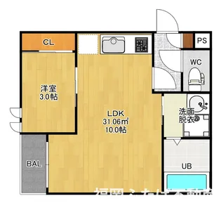 GRANDTIC桜並木【2階】の間取り