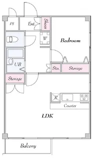 Clarte【2階】の間取り