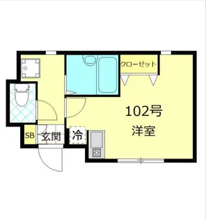 キャメル上板橋【1階】の間取り