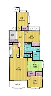 Court Hills 白楽東【1階】の間取り