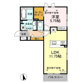 ビーネ【2階】の間取り