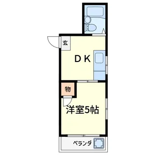 第二幸和マンション【3階】の間取り