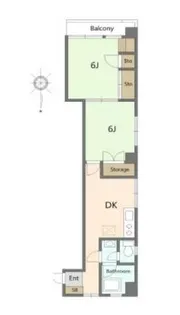 シャトー松が谷【2階】の間取り