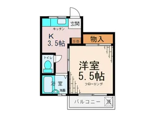 スタ-ハイツ佐倉【2階】の間取り