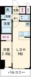 スワンズシティ神戸湊川II【13階】の間取り