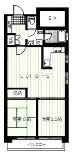 第二松栄ビル【6階】の間取り