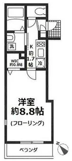 カーサティーナ【3階】の間取り