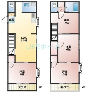シュロスTY【1階】の間取り