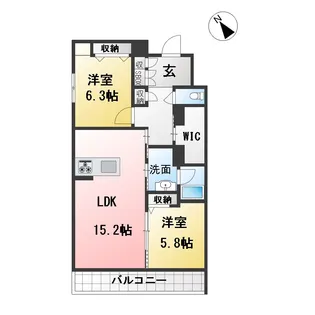 アンビエラ八事【3階】の間取り