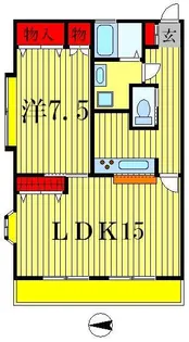 ビマークヒルズ【1階】の間取り