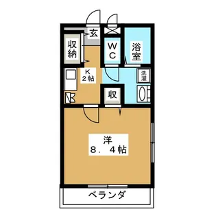 レジデンス千代田【3階】の間取り