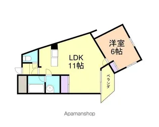 ル・シェール【4階】の間取り