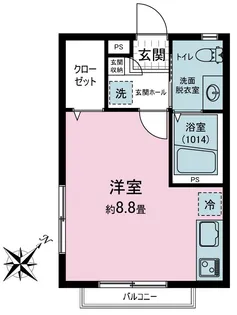 ラポール【2階】の間取り