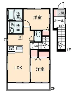 メゾン・ジラソーレ【2階】の間取り