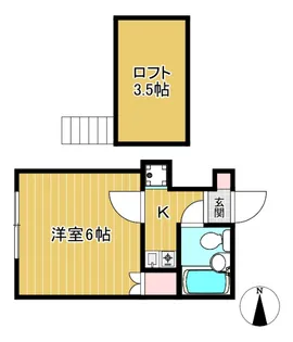 高橋ハイツ【2階】の間取り