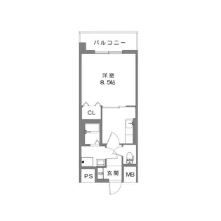 メゾングランディール【1階】の間取り