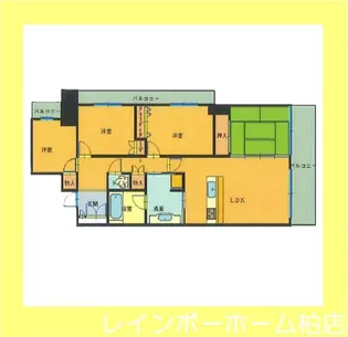 BERISUTAタワー取手駅前【14階】の間取り