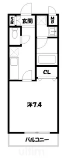ベラジオ京都壬生イーストゲート【1階】の間取り
