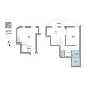 LEGALAND恵比寿ANNEXの間取り