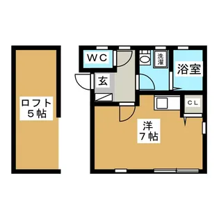 サニーヒルズ山手【2階】の間取り