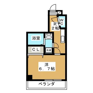 テンジンビル壱番館【5階】の間取り