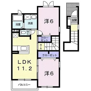 プレジャーヒルズ湘南【2階】の間取り