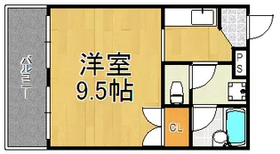 ラ・マドレー甲子園【3階】の間取り