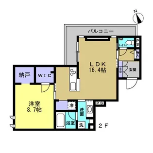 サウザン ド ドリーム ハウス【2階】の間取り
