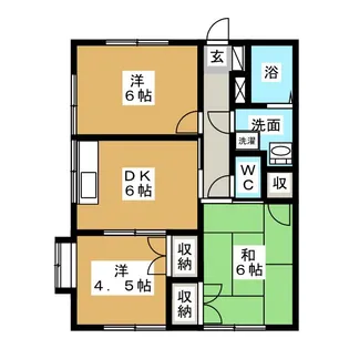 ロイヤルメゾン・ジョイ【2階】の間取り