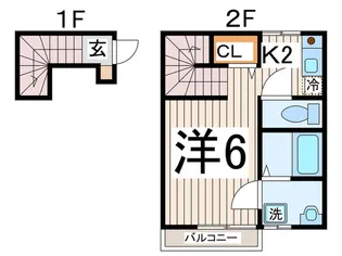 グランパスコ-ト【2階】の間取り