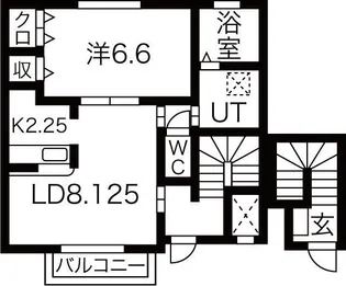 セーフコフィールド【2階】の間取り