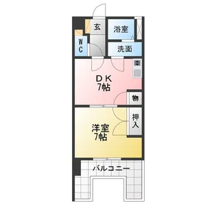 久屋グリーンビル【5階】の間取り