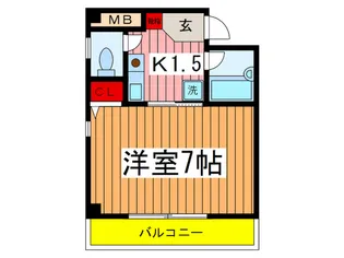 ラ・シャリテ【3階】の間取り