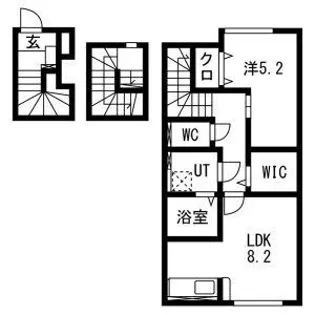 ルミエールIII【3階】の間取り