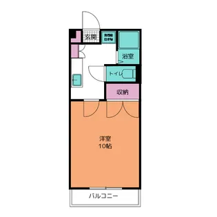 サンライズファミリアII【1階】の間取り