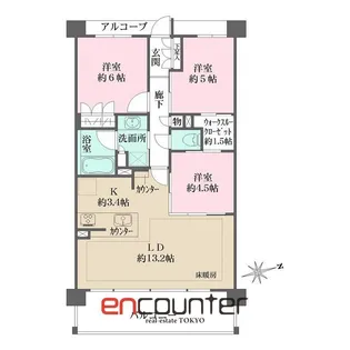 BELISTA西荻窪【4階】の間取り