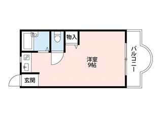 シャンテー三矢II【3階】の間取り