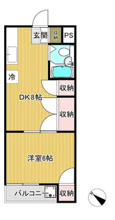 ビック武蔵野ひばりが丘【3階】の間取り