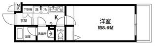 プレール・ドゥーク馬込【3階】の間取り