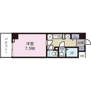 柳屋ビル【7階】の間取り