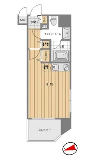 アヴァンツァーレ新宿ピアチェーレ【8階】の間取り