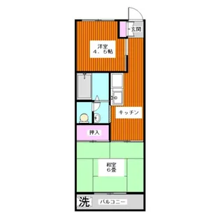 パークハイツ徳丸【2階】の間取り