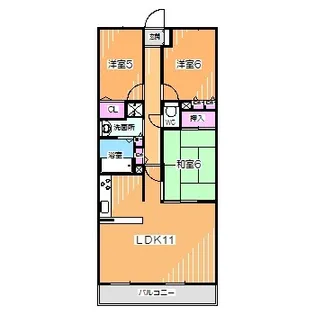 ソルプラーサ堺【13階】の間取り