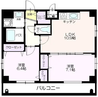 ソノロス 本所【5階】の間取り